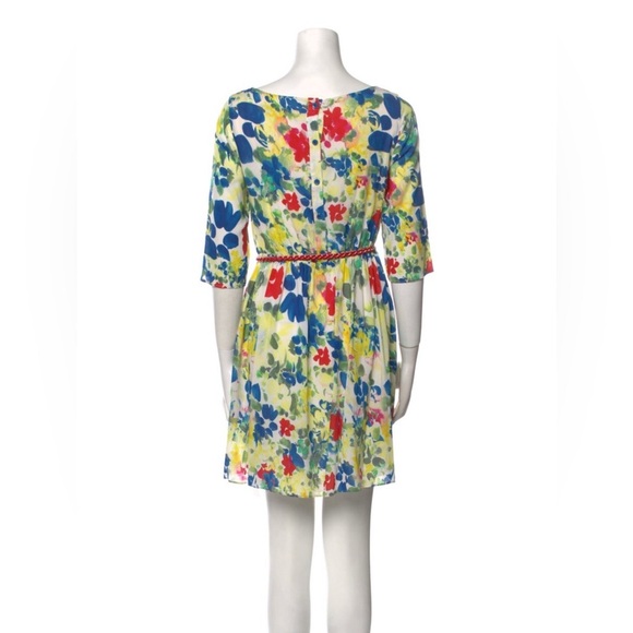 Alice & Olivia floral silk dress size xs - Picture 2 of 9